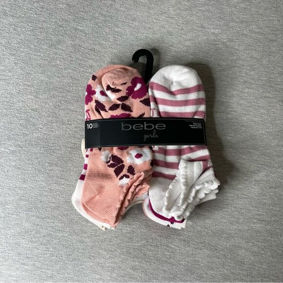 Bebe Girls Ankle Socks 6 Pairs Pack Set - Picture 5 of 6